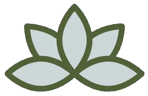 Small Green Lotus Graphic